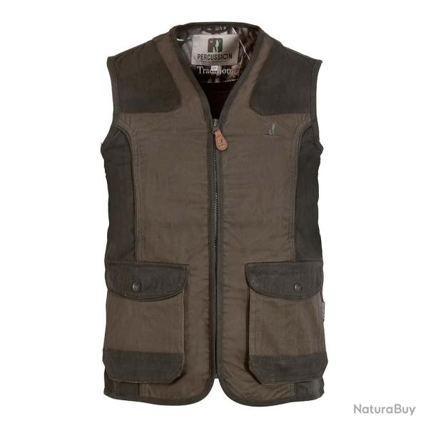 GILET TRADITION CHASSE ENFANT KAKI 8A