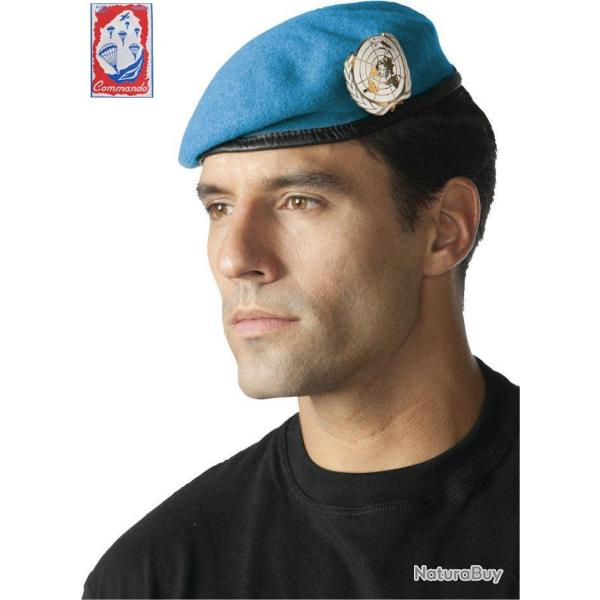 B�ret commando O.N.U. bleu ciel 53 BLEU