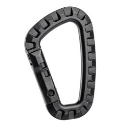 Mousqueton asym&eacute;trique NOIR