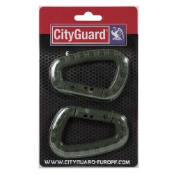 MOUSQUETON PLASTIQUE KAKI TU