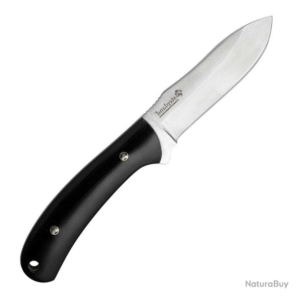 COUTEAU DE POCHE LAME FIXE 9 CM. MANCHE TAUREAU TU SANS