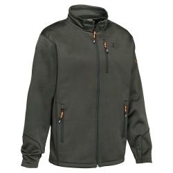 SWEAT ZIPPE ENFANT KAKI 8A