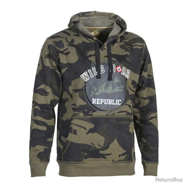 SWEAT SHIRT A CAPUCHE WILD BOAR REPUBLIC CAMO