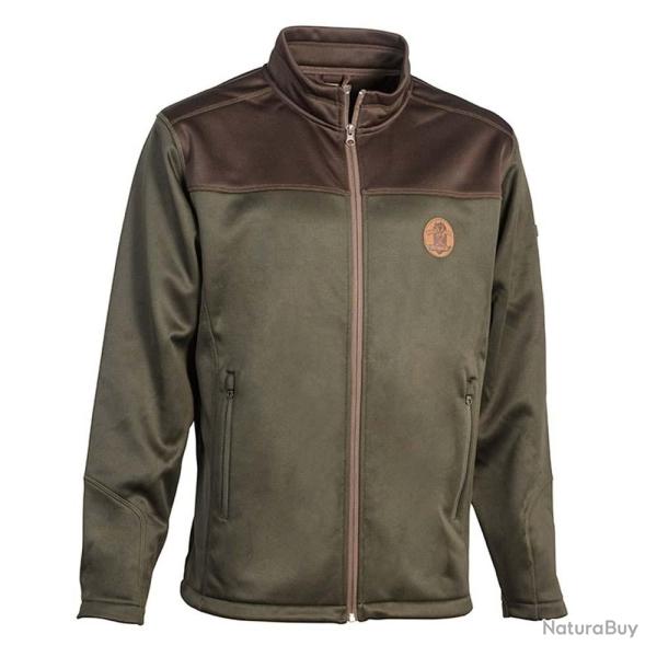 SWEAT SHIRT ZIPPE WILD BOAR REPUBLIC KAKI