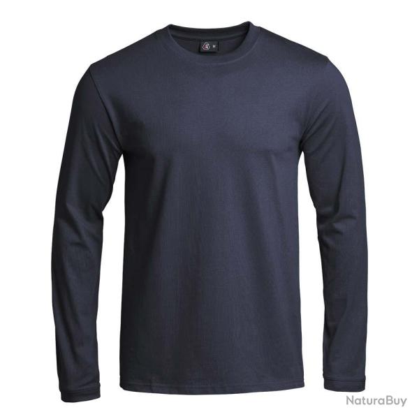 T shirt Strong manches longues bleu marine Bleu Marine