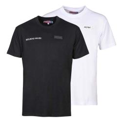 TEE SHIRT SECURITE FENETRE MATRICULE A BRODER NOIR