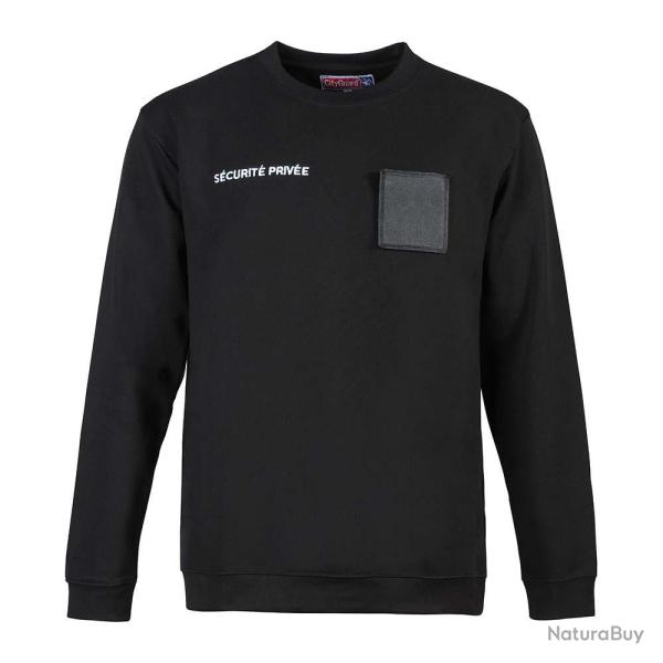 SWEAT SHIRT SECURITE - GRANDE FENETRE S NOIR
