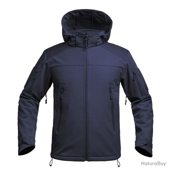 Veste Softshell V2 Fighter bleu marine Bleu Marine
