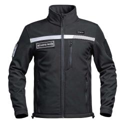 Veste Softshell S&Eacute;CU ONE HV TAPE S&eacute;curit&eacute; Priv&eacute;e noir Noir