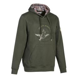 Sweat &agrave; capuche Passion Migrateurs KAKI