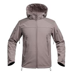 Veste Softshell V2 Fighter Brun Terre De France