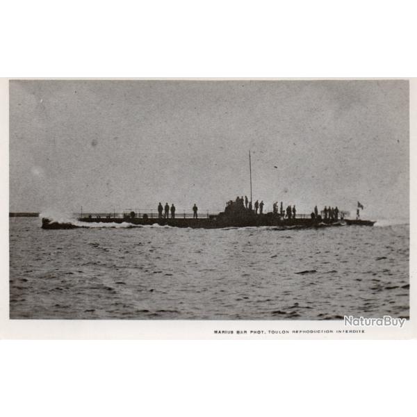 Carte Postale Sous-marin Amiral Bourgeois 1912-1919 -N7788