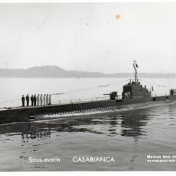 Carte Postale Sous-marin Casablanca -N&deg;7789