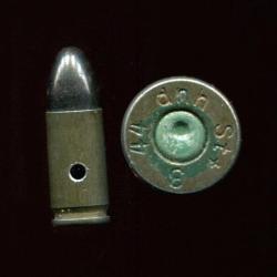 9 mm Parabellum Beschuss Patrone - RARE cartouche surpression Allemangne 1944 - voir les photos