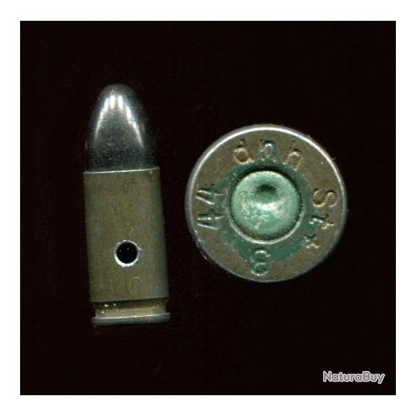 9 mm Parabellum Beschuss Patrone - RARE cartouche surpression Allemangne 1944 - voir les photos