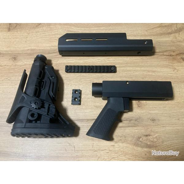 Kit de carrosserie tactique en aluminium pour Artemis Snowpeak M22 M25, sans impression 3D!