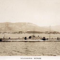 Carte Postale Sous-Marin Monge -N&deg;7792