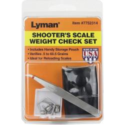 Set de Poids de Contr&ocirc;le Lyman Shooters Check Weight Set - Pr&eacute;cision et Fiabilit&eacute; - Pour un R&eacute;glage 