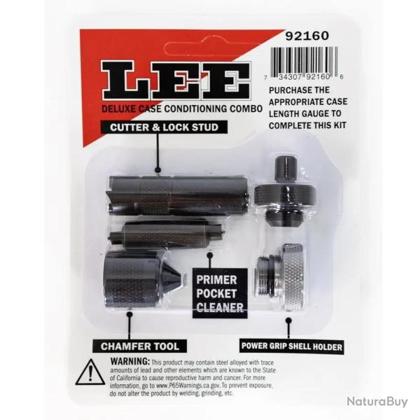 Kit de Nettoyage Deluxe Lee Precision - Entretien Complet des �tuis - Performance et Durabilit� Opti