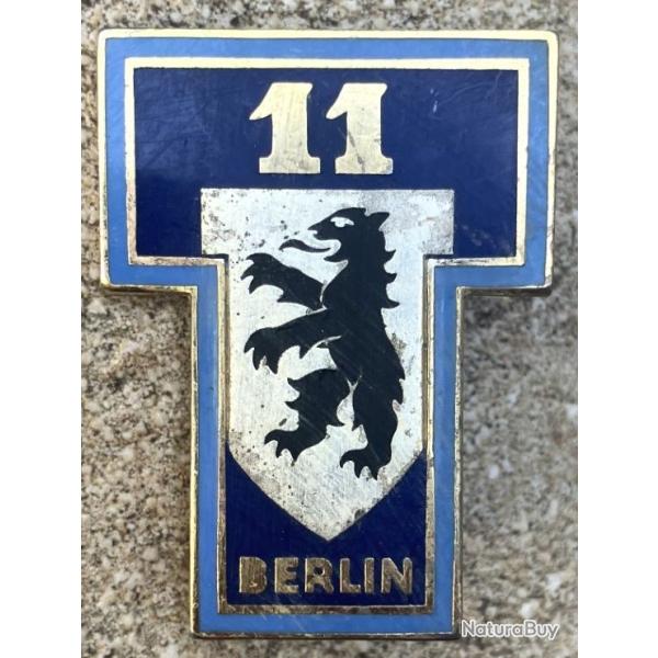 11� Compagnie de Transmissions, BERLIN, dos guilloch� embouti