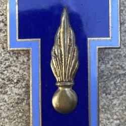 Direction Centrale des Transmissions, &eacute;mail, guilloch&eacute;, 2 bol&eacute;ros