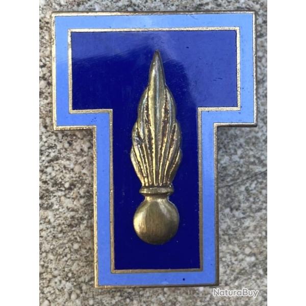 Direction Centrale des Transmissions, �mail, guilloch�, 2 bol�ros