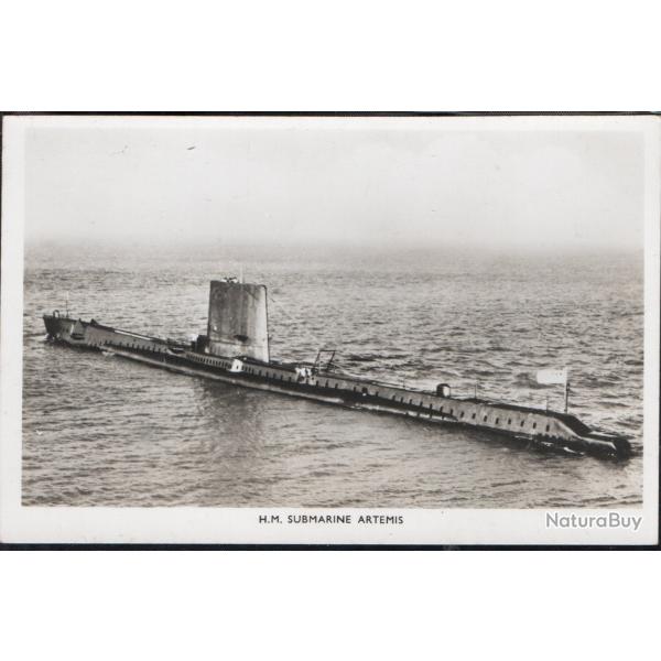 Carte postale sous-marin H.M.S. Artemis -N�7803