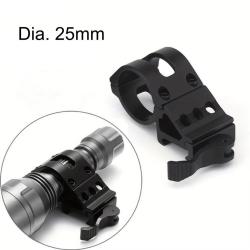 Support Picatinny Offset 45&deg; Quick Release Compatibilit&eacute; Lampe Torche 25mm Large Rails