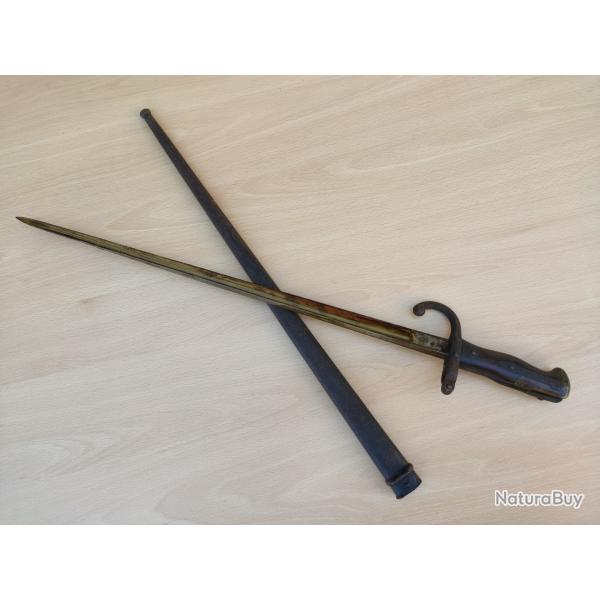 Ep�e ba�onnette mod�le 1874 pour fusil Gras France