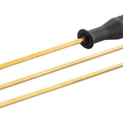 Baguette de nettoyage laiton 3 pi&egrave;ces filetage M3 M&acirc;le