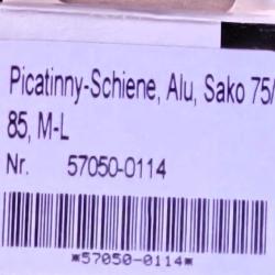 Embase optique picatinny pour SAKO 75/85 M.L.