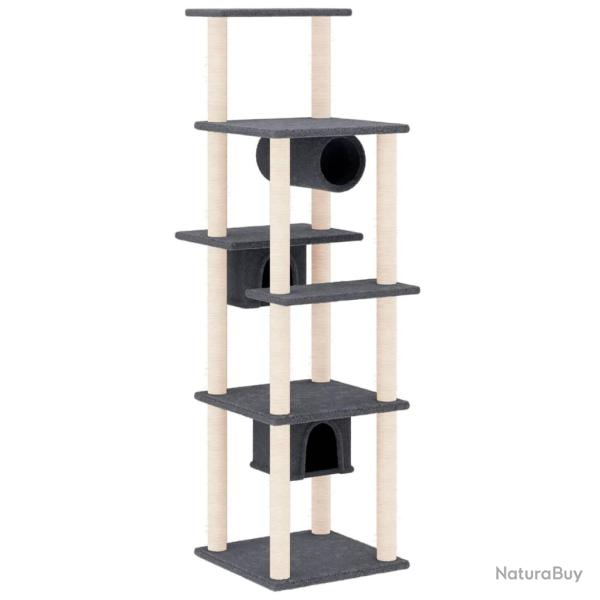 Arbre � chat meuble tour grimper jouet grattage grattoir escalade plateforme avec griffoirs en sisa