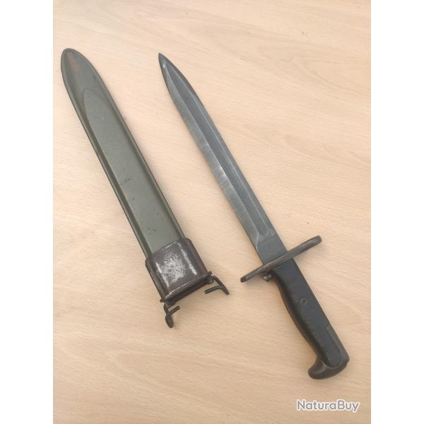 Ba�onnette US pour fusil M1 Garand pal 1943 version recoup�e WW2 usa seconde guerre