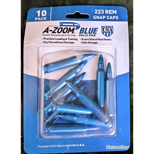 Cartouches inertes de manipulation calibre 223 Remington (5,56) fabrication A ZOOM