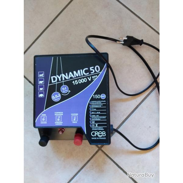 A SAISIR - Centrale de cloture �lectrique CREB DYNAMIC 50 15 000 volts TBE comme NEUVE