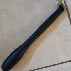 Ancienne matraque de Police? Gendarmerie? caoutchouc lest&eacute; longueur 25cm en TBE