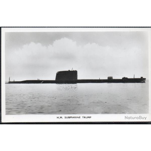 Photographie H.M.SUBMARINE " TRUMP "  sous-marin -N�7820