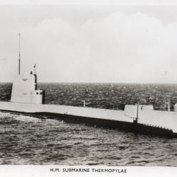 Carte postale sous-marin H.M.S. Thermopylae -N&deg;7822
