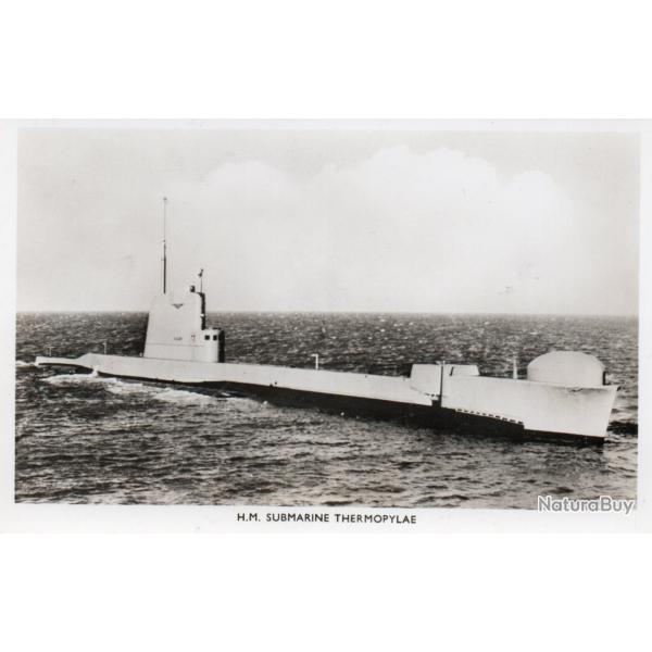 Carte postale sous-marin H.M.S. Thermopylae -N�7822