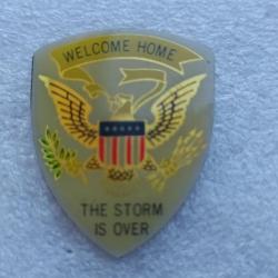 PINS US WELCOME HOME THE STORM IS OVER DESERT STORM TEMPETE DU DESERT