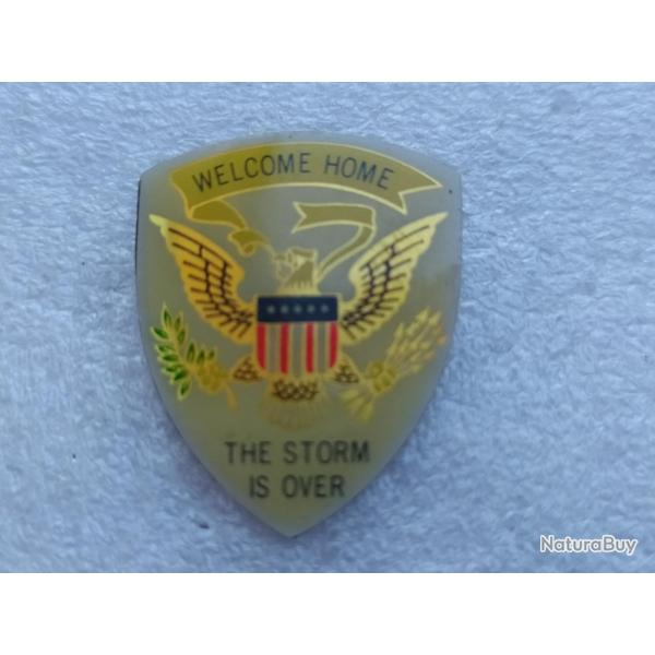 PINS US WELCOME HOME THE STORM IS OVER DESERT STORM TEMPETE DU DESERT