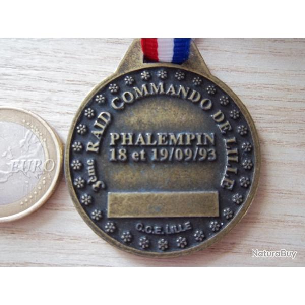 m�daille militaire collection 3�me raid commando Lille 1993
