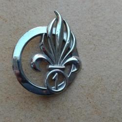 INSIGNE DE BERET LEGION ETRANGERE 1 REGIMENT ETRANGER CAVALERIE  1REC