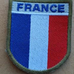 ECUSSON PATCH VELCRO FRANCE DRAPEAU FRANCAIS BLEU BLANC ROUGE