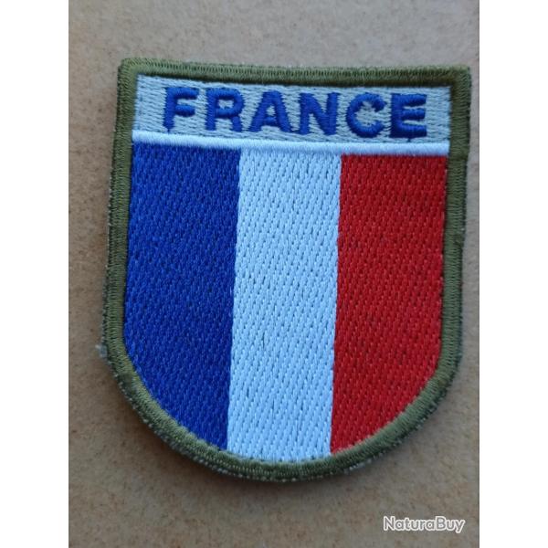 ECUSSON PATCH VELCRO FRANCE DRAPEAU FRANCAIS BLEU BLANC ROUGE