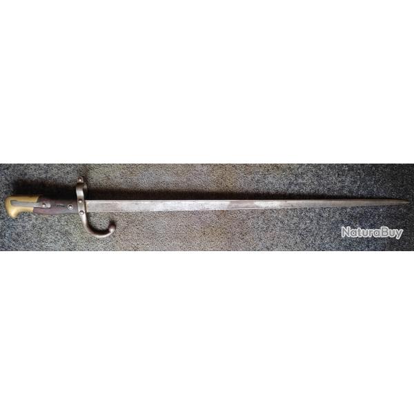 Baionnette Gras Mre d'Armes de Tulle Mars 1880