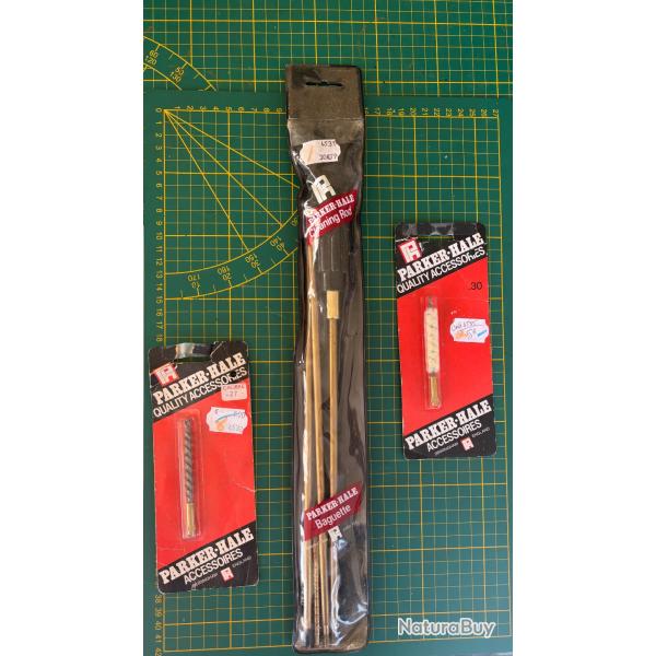 Kit nettoyage Parker Hale 3 baguettes cleaning Rod