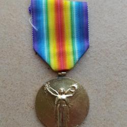 MEDAILLE GUERRE 1914-1918 MEDAILLE INTERALLIEES  FABRICANT MORLON