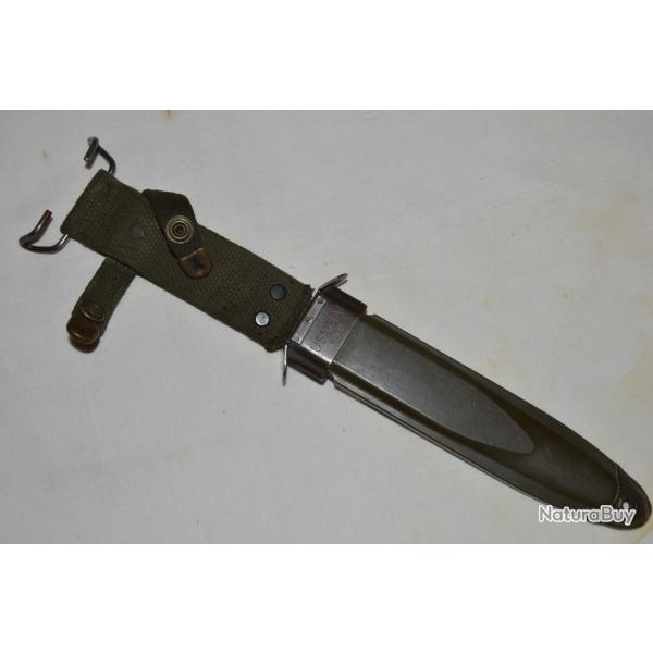 FOURREAU USM8 A1 POUR POIGNARD USM3 OU BAIONNETTE USM4 POUR LA CARABINE USM1-2�WW INDO-ALGERIE