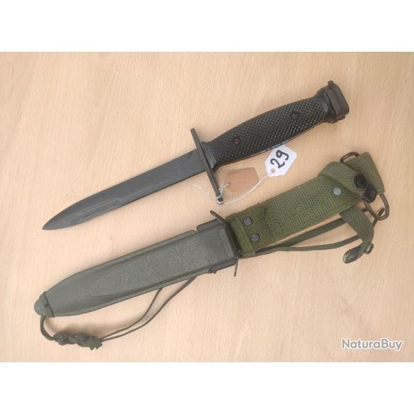 Ba�onnette US pour fusil M16 de fabrication Colt USA v�ritable Vietnam